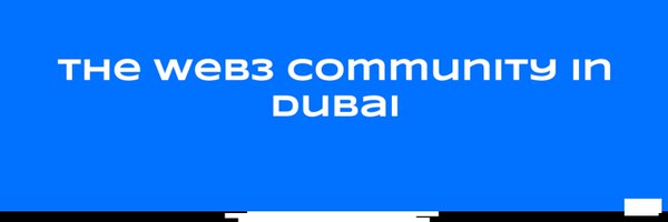 Web3Dubai Profile Banner