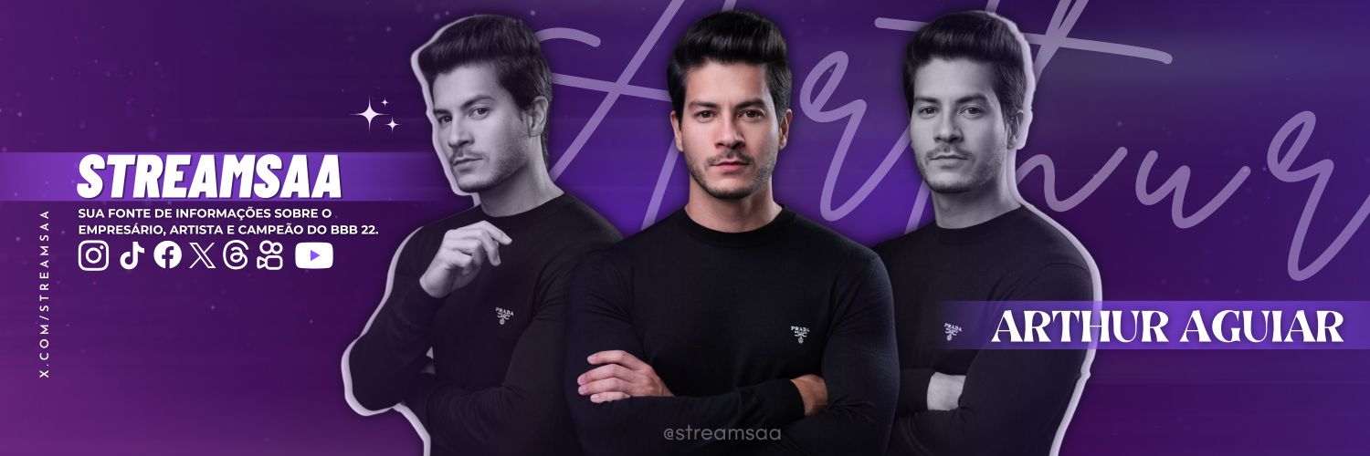 Arthur Aguiar Streams ✨🍞💜 banner