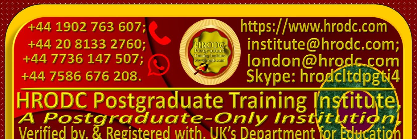 HRODC Postgraduate Training Institute banner