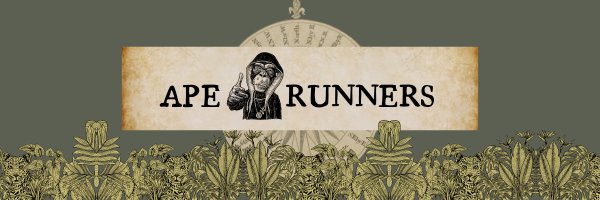 Ape Runners Official | Mint Live Profile Banner