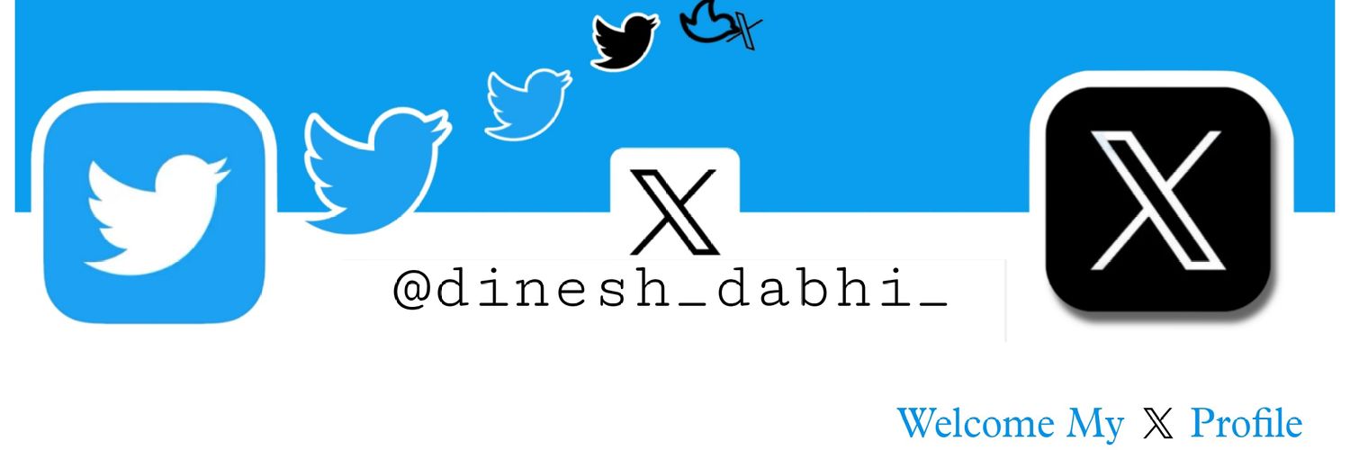 Dinesh Dabhi 𝕏 Profile Banner