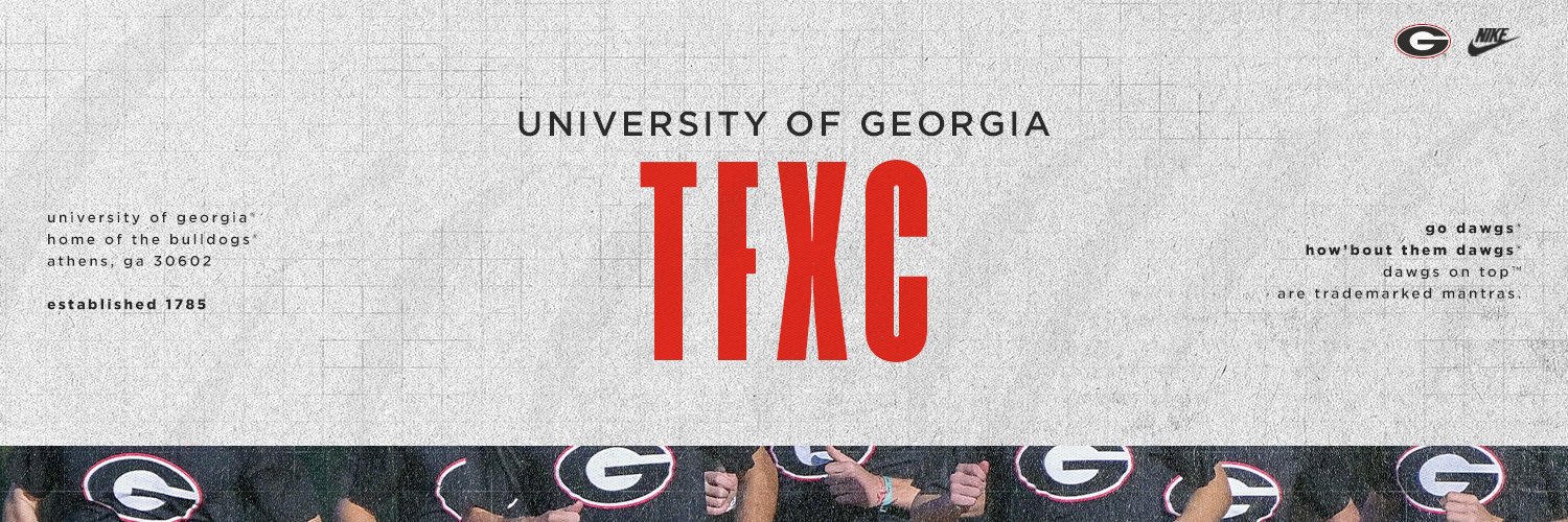 Georgia Track + Field's banner