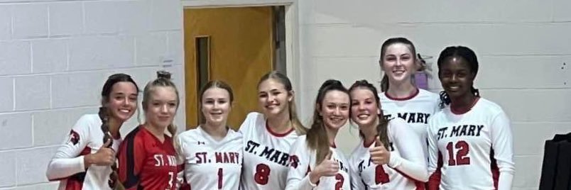St Mary Cardinal Volleyball banner