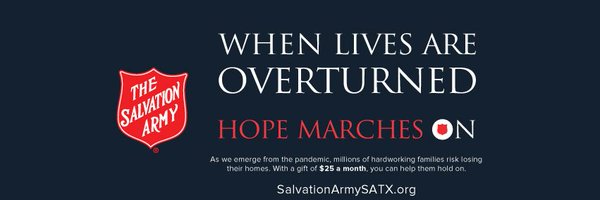 Salvation Army SATX Profile Banner