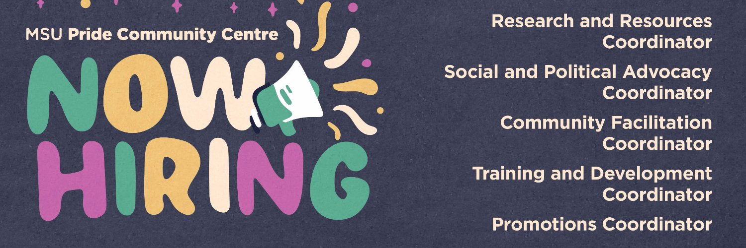 MSU Pride Community Centre banner