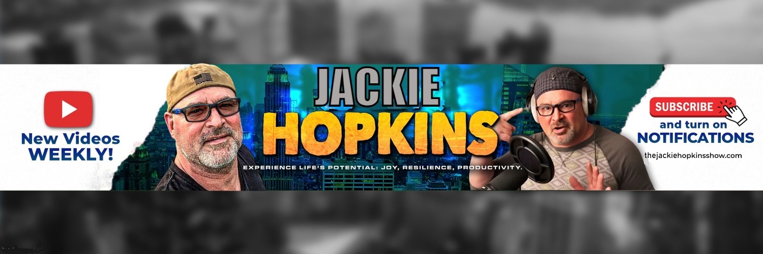 Jackie Hopskins -The Original (parody) yuge fan. banner