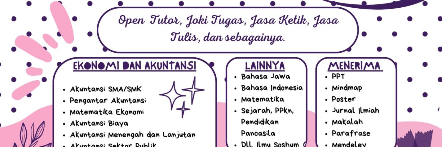 Joki Tugas & Skripsi Akuntansi 2000+ Testi banner