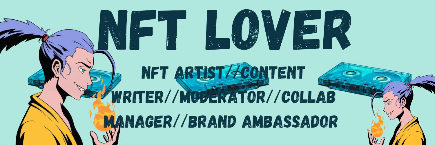 Nft🔸️lover🧰{🥷💜,🧡} banner