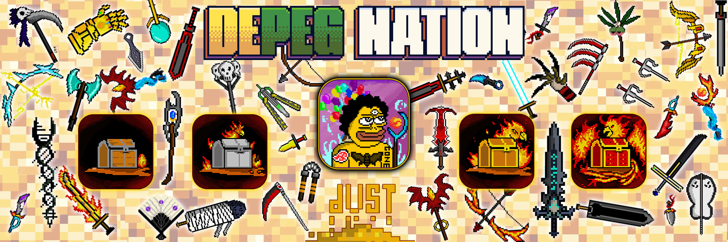 Depeg Nation | MINT NOW banner