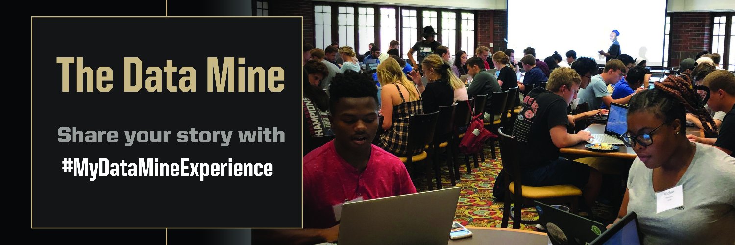 The Data Mine banner