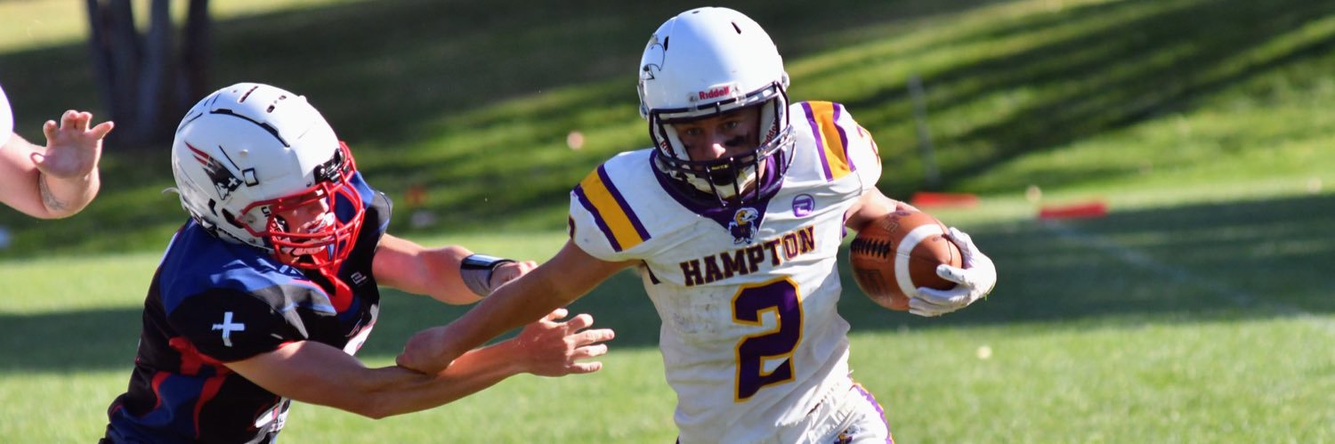 Hampton Hawks Football's banner