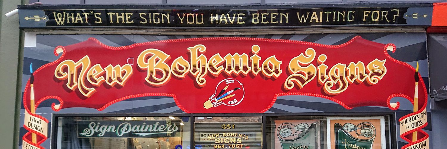 New Bohemia Signs banner