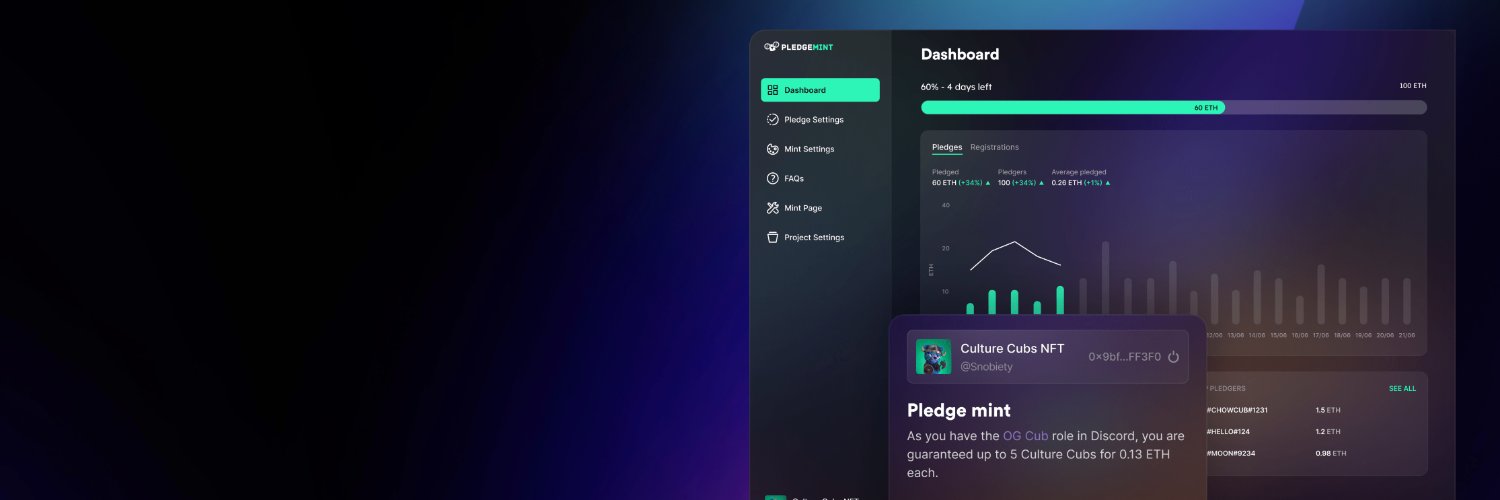 Pledge Mint - Beta banner