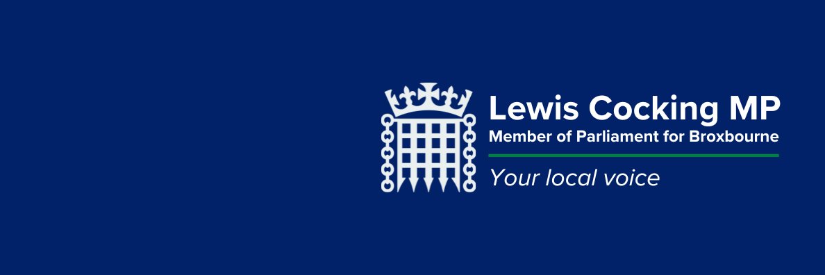 Lewis Cocking MP 🇬🇧's banner