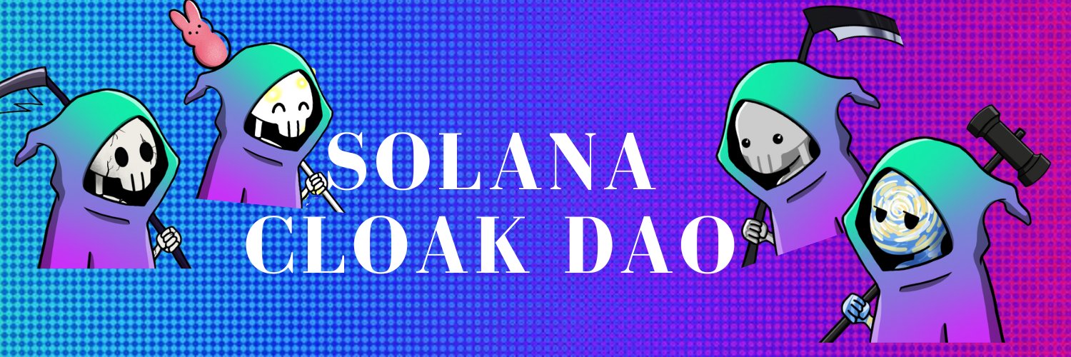 SolanaCloakDAO's profile banner image