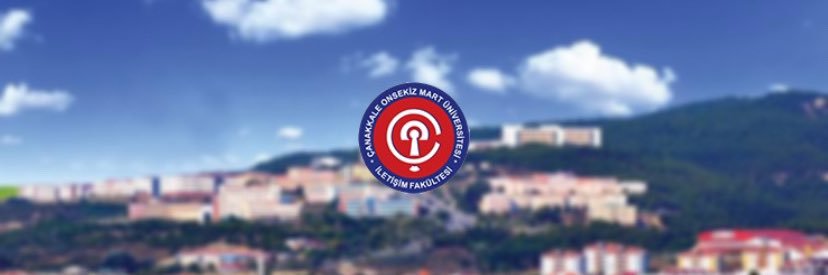 ÇOMÜ İletişim Fakültesi banner