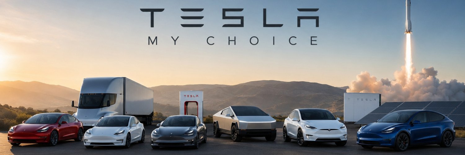 Tesla My Choice 🚀🚘⚡️ banner