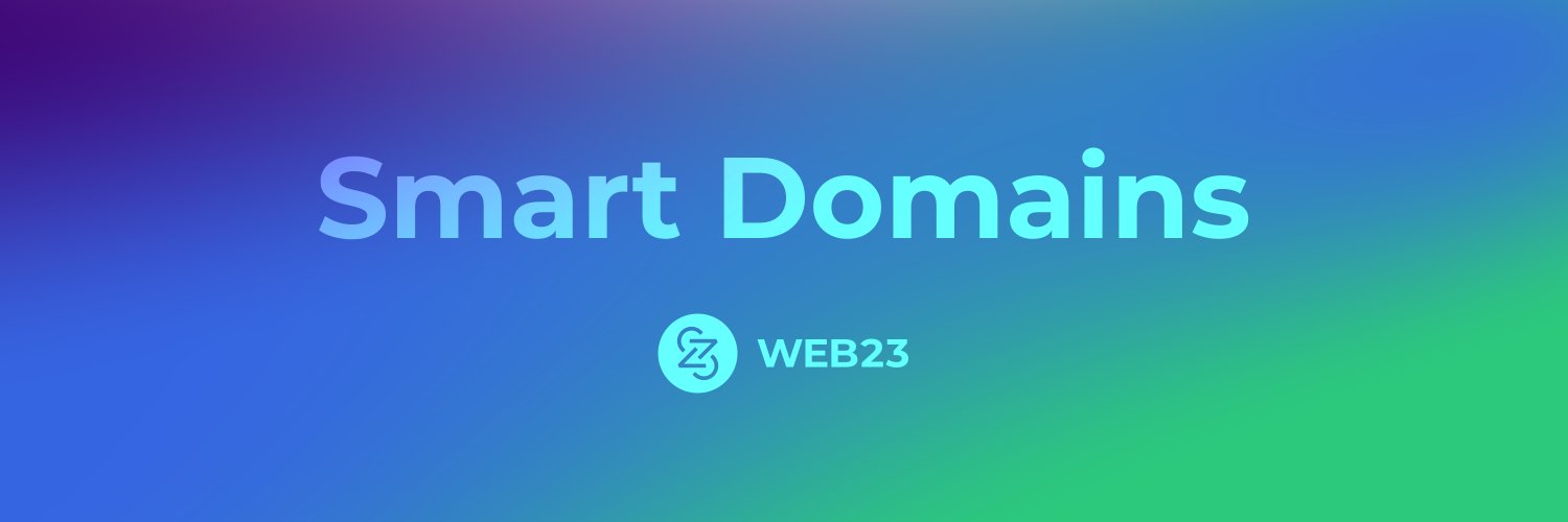 Web23 🌐 Smart Domains banner