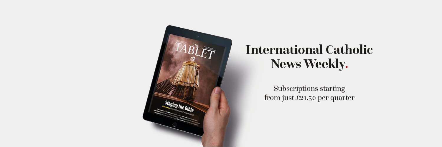 The Tablet's banner