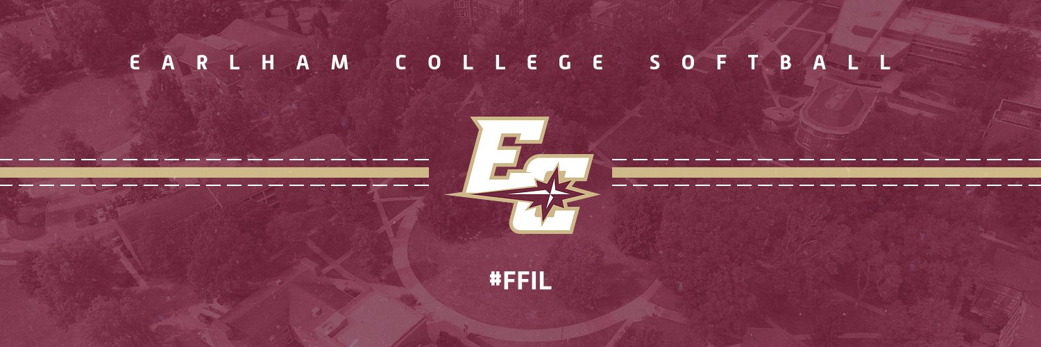 Earlham College Softball banner