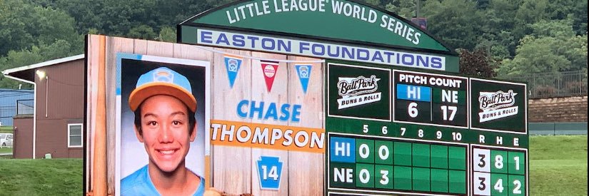 Chase Thompson Hawaii's banner