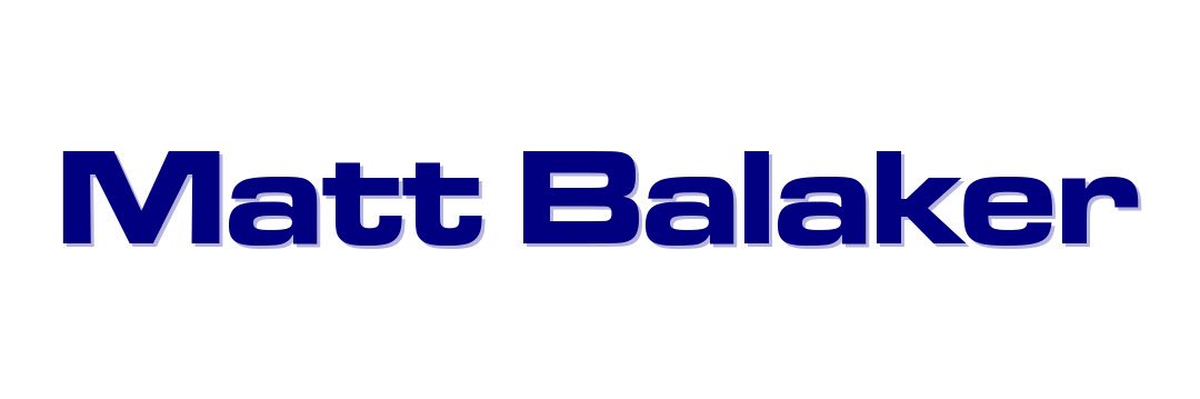 The Matt Balaker Podcast banner