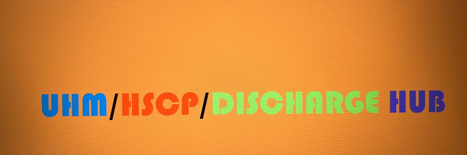 UHM/HSCP/Discharge Hub banner