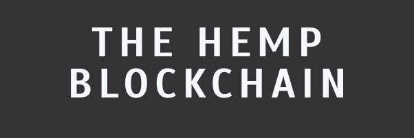 The Hemp Blockchain banner
