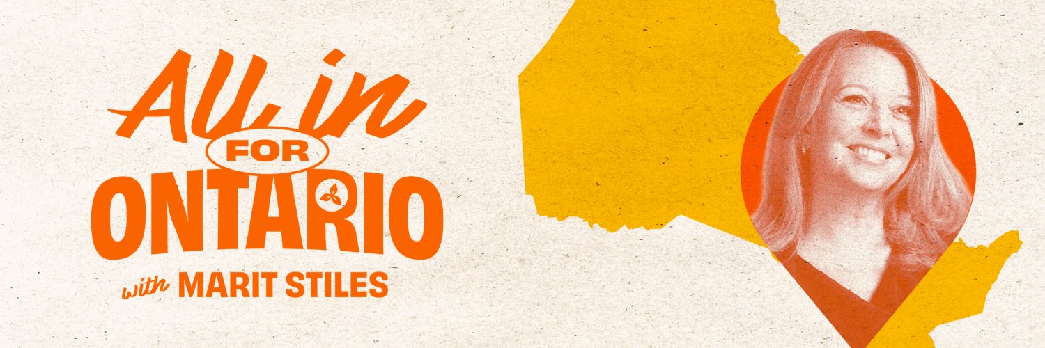 Ontario NDP's banner