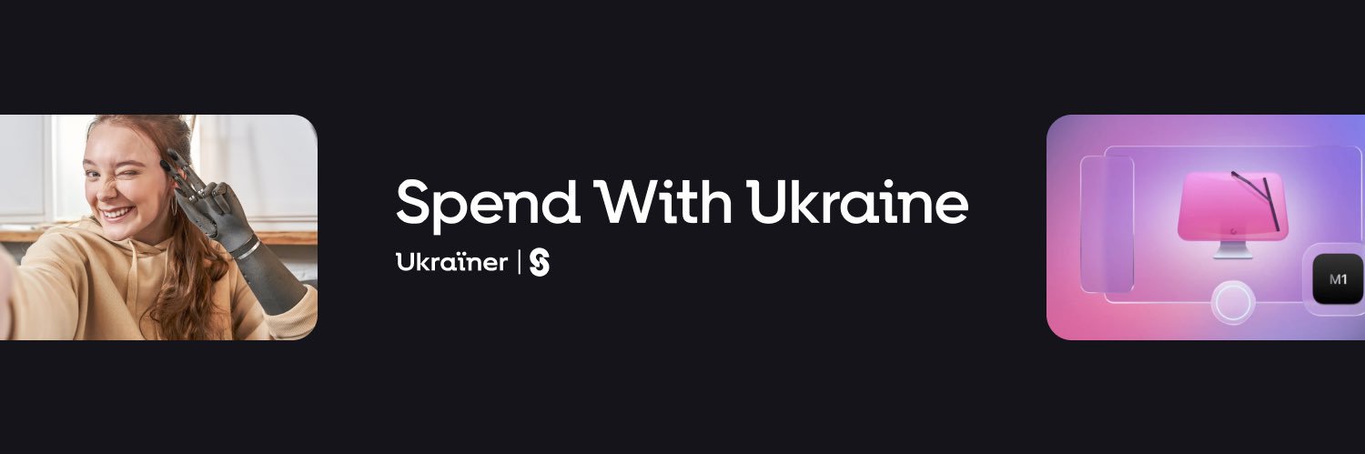 Spend With Ukraine's banner