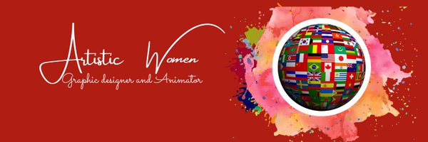 Artistic Women Profile Banner