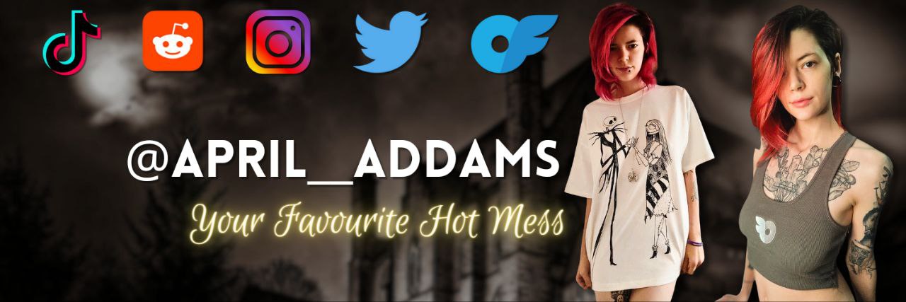 April🕷️Addams banner
