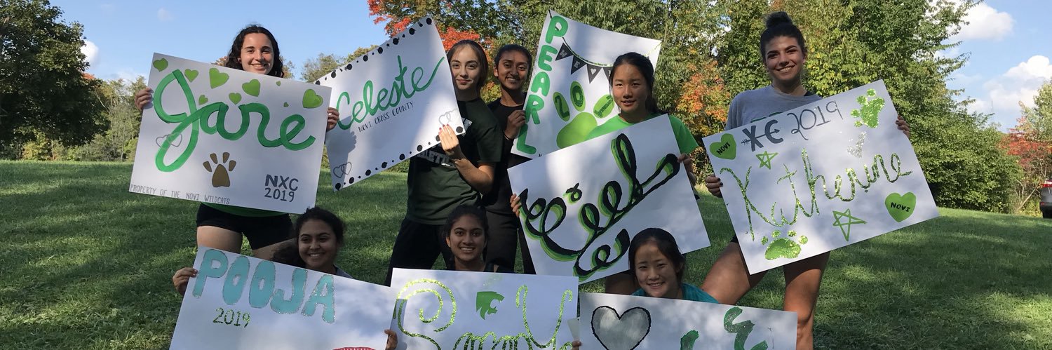 Novi Girls XC banner