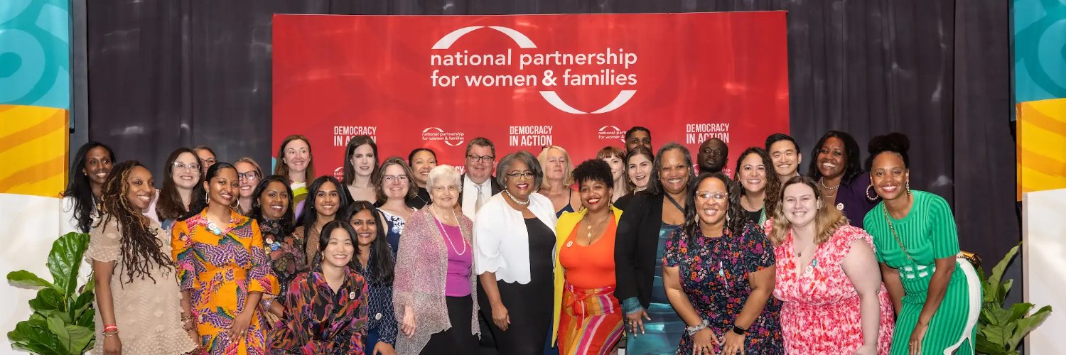 National Partnership's banner