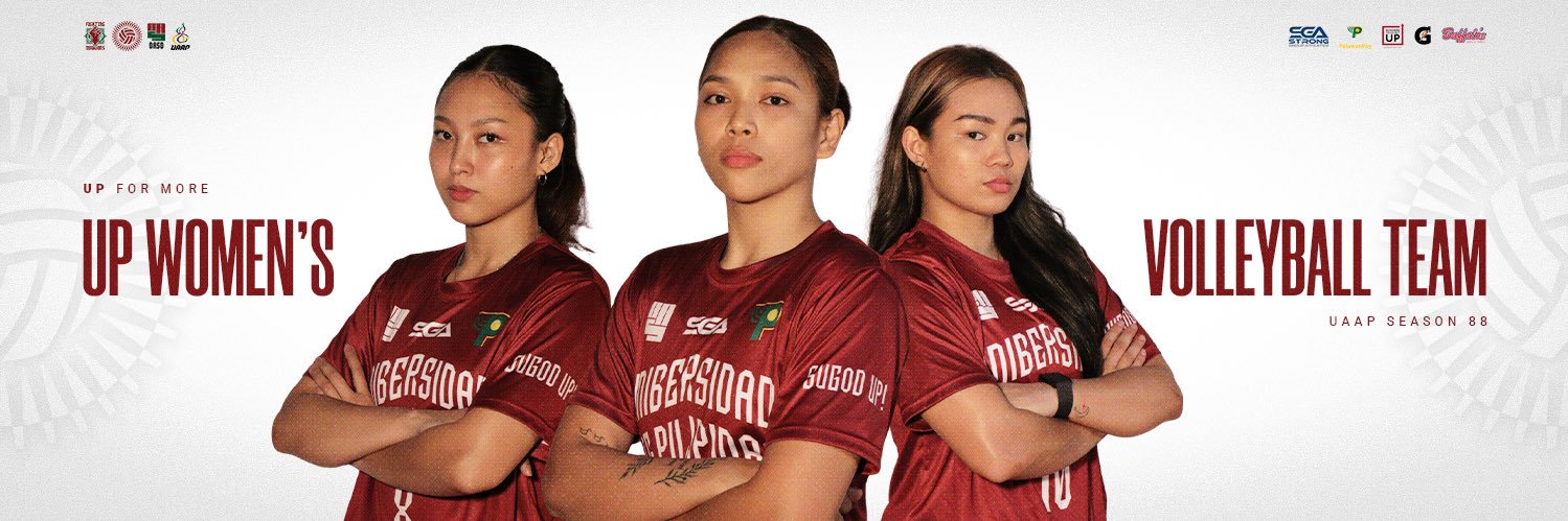 UP Women's Volleyball Team banner