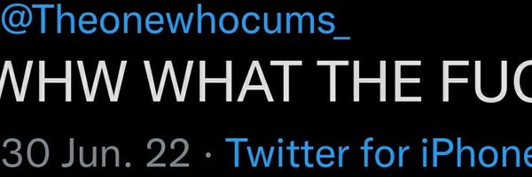 Theonewhocums Profile Banner