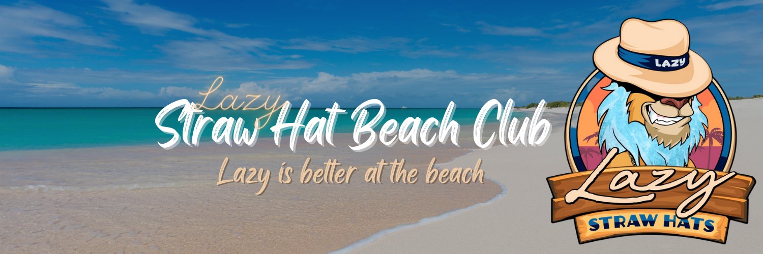 Lazy Straw Hat Beach Club™ 🦁👒🏝 banner