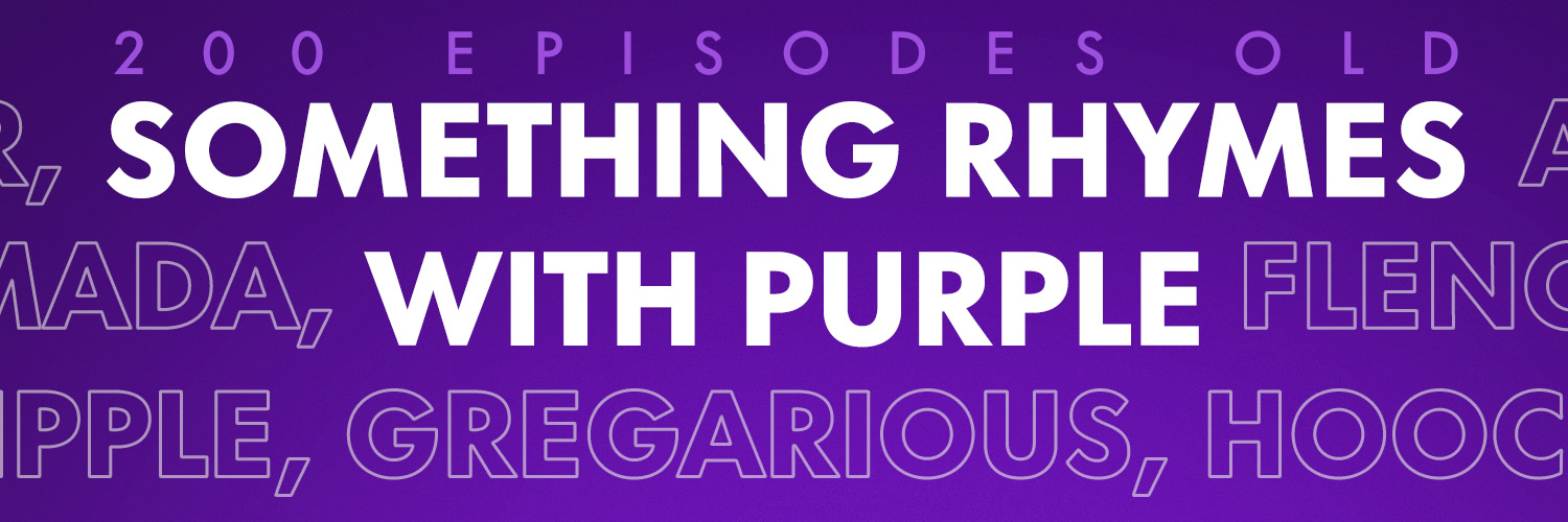 Something Rhymes with Purple Podcast Profile Banner