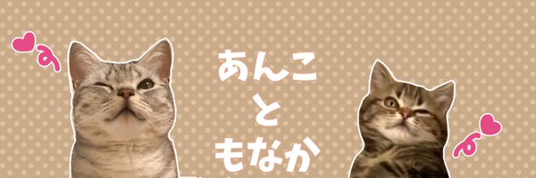 あんこともなか🐾充電ねこ Profile Banner