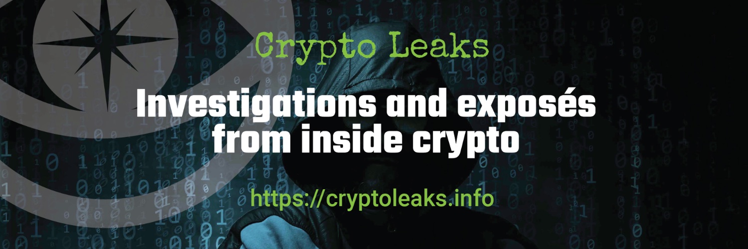 Crypto Leaks banner