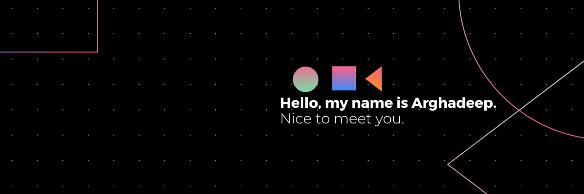 Arghadeep Saha banner