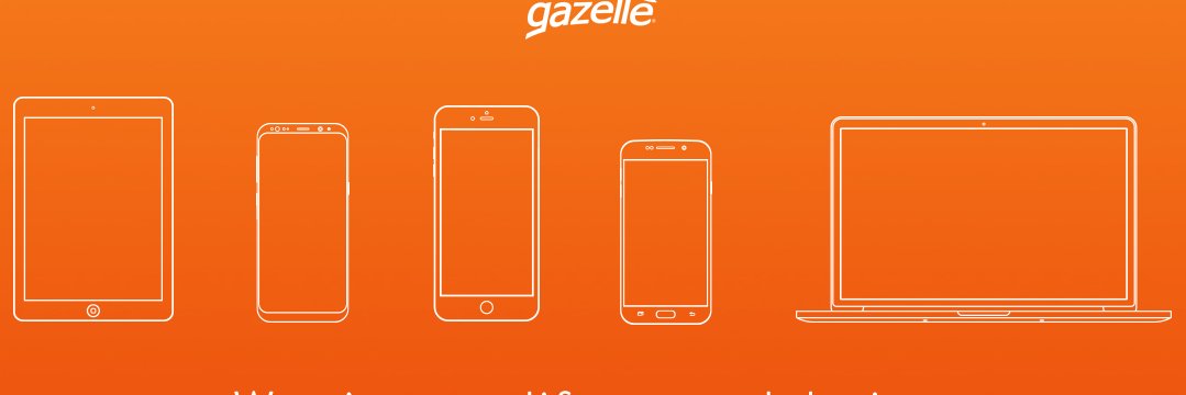 Twitter banner for @gazelle