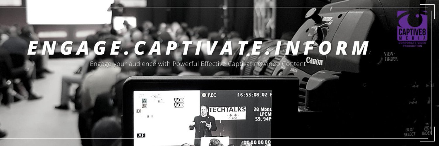 Captive8 Media Video Profile Banner