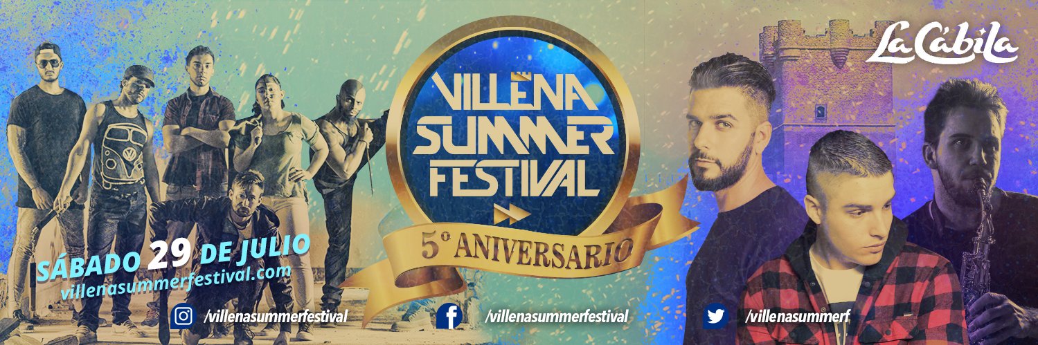 Villena Summer Fest banner