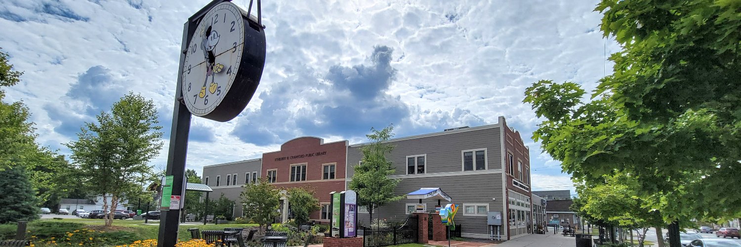 Ethelbert B.Crawford Library banner