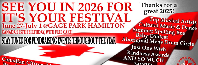It's Your Festival's banner