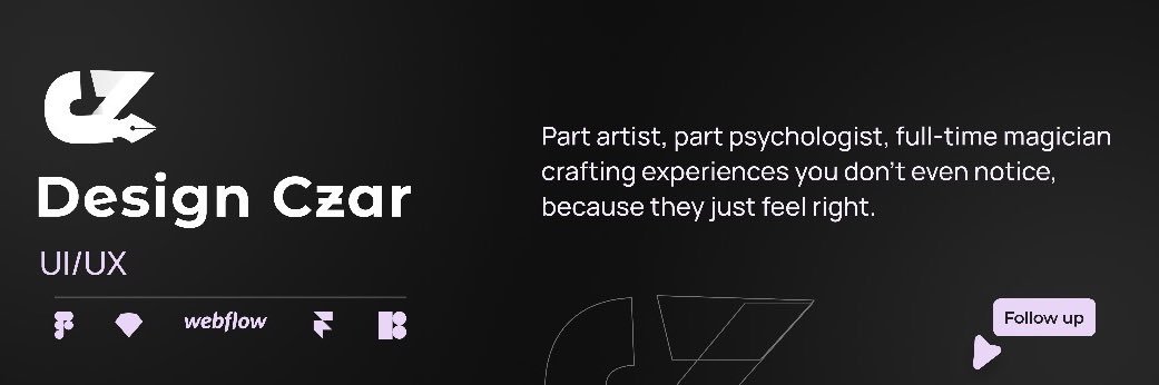 Design Czar : UI/UX Designer's banner