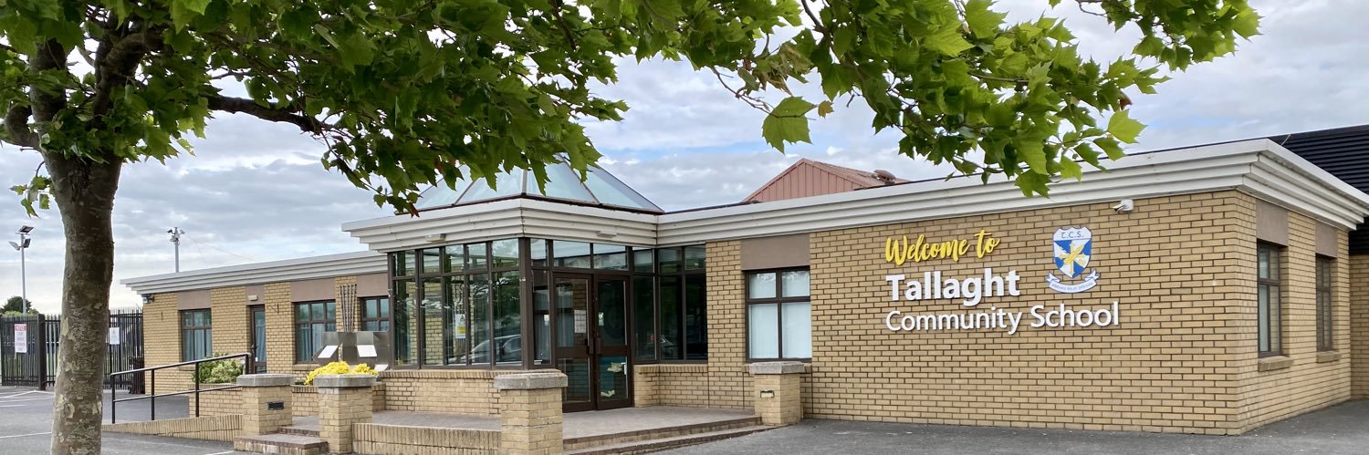 Tallaght Community School's banner