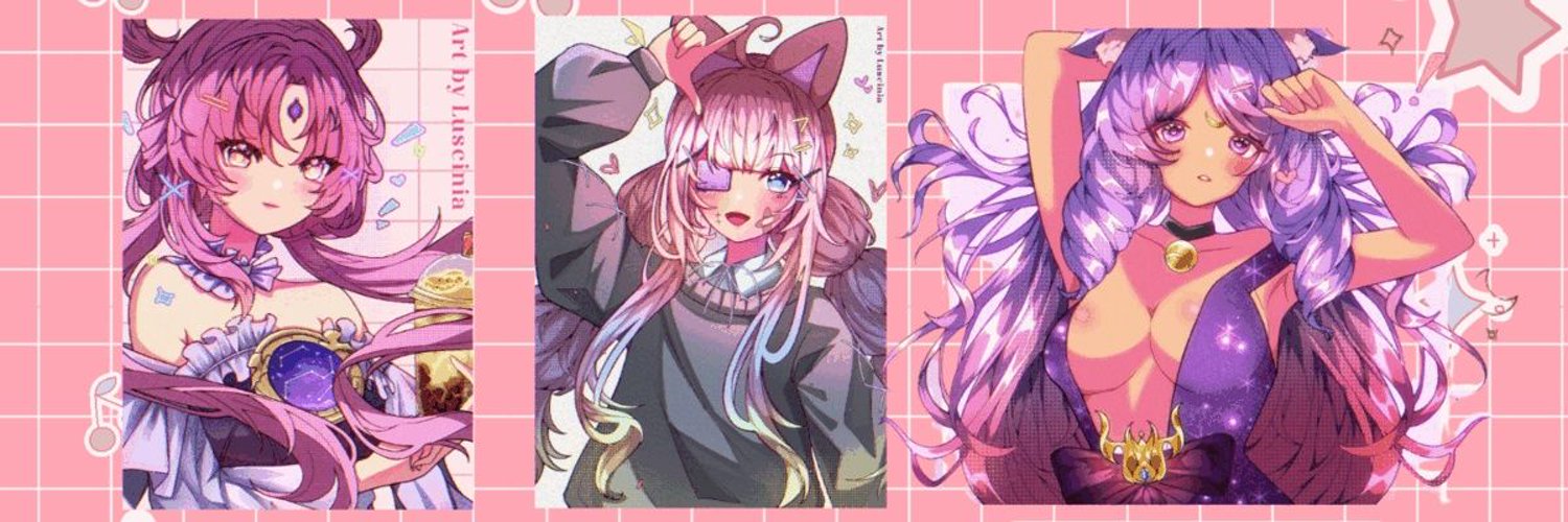 Luscinia✨ VGEN Commission 🍩💚 Profile Banner