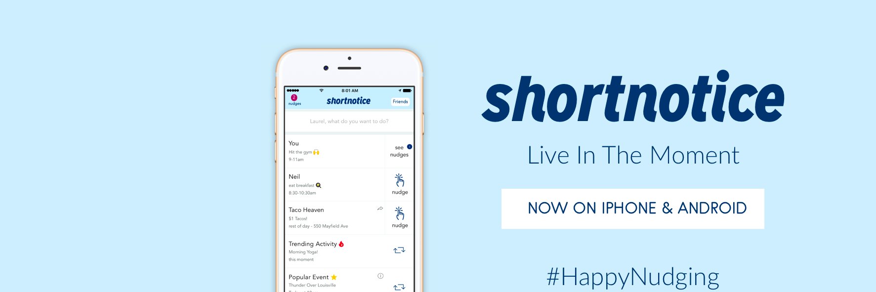 shortnoticeapp's profile banner image